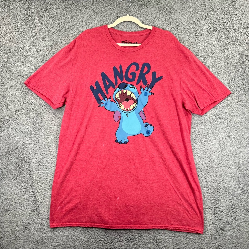 Disney Lilo & Stitch Hangry Graphic Red Women Size 2X